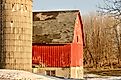 A gorgeous red barn in Lakeville, Minnesota