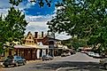 Main Street of the old gold mining town of Maldon, Central Victoria, Australia. Editorial credit: Hans Wismeijer / Shutterstock.com.