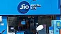 Newly opened Jio Digital Life Store, Reliance Jio Infocomm Limited in Gwalio. Editorial credit: mrinalpal / Shutterstock.com