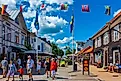 Commercial Street in Borgholm, Sweden. Image credit: trabantos / Shutterstock.com.