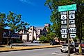 Directional Route Signs on the Main Street of Wellsboro in Tioga County, Pennsylvania, via George Sheldon / Shutterstock.com