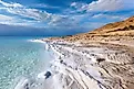 Dead sea beach  in Jordan 
