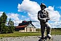 Miner statue in Val-d'Or, Quebec, Canada. Editorial credit: Awana JF / Shutterstock.com