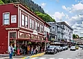 Downtown street in Juneau, Alaska. Image credit Darryl Brooks via Shutterstock