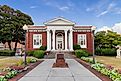 The Old Carnegie Library was built in 1911 by Andrew Carnegie