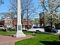 Updike Square in Wickford Village, North Kingstown, Rhode Island.