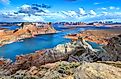 Alstrom Point, Lake Powell, Page, Arizona.