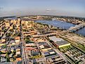 aerial view of davenport