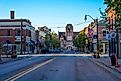 View of the main street in Bardstown, Kentucky. Editorial credit: Jason Busa / Shutterstock.com