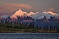 Sunset on Mount Denali.
