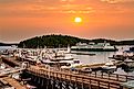 Friday Harbor, San Juan Island, Washington. Editorial credit: Bob Pool / Shutterstock.com.