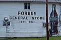 Forbus, Tennessee, USA - 09-04-2023: Forbus General Store in Pall Mall Tennessee. Image: Jerome L. Lawson - Shuttestock.