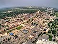 Aerial view of Ames, Iowa
