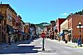 The beautiful mountain town of Deadwood, South Dakota.