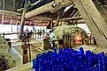 Glass making in Historic Jamestown. Image credit Bryan Dearsley