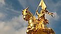 Joan of Arc's statue in Philadelphia.