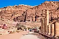 The ancient city of Petra, Jordan.