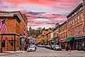 Historical Main Street in Galena, Illinois. Image credit: Nejdet Duzen / Shutterstock.com.