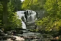 The Bald River Falls in Tellico Plains, Tennessee.