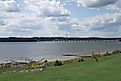 The Kerr Reservoir where the Dan River meets the Roanoke River