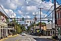Downtown Breaux Bridge in Louisiana.