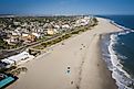 Aerial view of Cape May, New Jersey