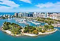 Aerial view of Sarasota, Florida