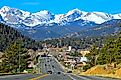 The gorgeous town of Estes Park, Colorado.
