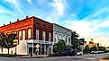 Buildings in the historic district of downtown Eufaula, Alabama. Image credit: JNix / Shutterstock.com