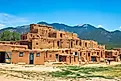 The Taos Pueblo in Taos, New Mexico.