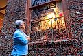 The Market Theater Gum Wall in downtown Seattle. It is a local landmark in downtown Seattle, in Post Alley under Pike Place Market. Image credit ARTYOORAN via Shutterstock.