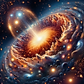 Illustration of the early moments of the universe