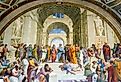 Greek Philosophers in the School of Athens, Raphael Rooms, Apostolic Palace, Vatican City.