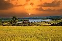 Fort Abraham Lincoln State Park near Mandan, North Dakota.