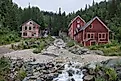  Two buildings at Kennecott, Alaska