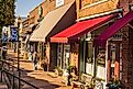 Downtown Pittsboro, North Carolina. Image credit Wileydoc via Shutterstock