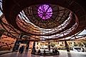 The interior of the California Science Center, the largest science museum in the United States. Editorial credit: Karolis Kavolelis / Shutterstock.com