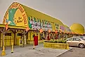 Front view of Minnesota's Largest Candy Store in Jordan, Minnesota. Editorial credit: Jacob Boomsma / Shutterstock.com