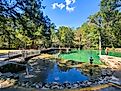Swimming area at the Ponce de Leon Springs State Park, Florida