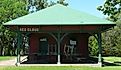 Burlington Depot, located at 238 N. Seward Street in Red Cloud, Nebraska.
