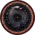 An illustration of the observable universe. Via Wikimedia Commons / Unmismoobjetivo, CC BY-SA 3.0.