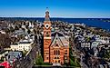 Aerial view of Marblehead, Massachusetts