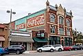  Exterior of a historic opera house with beautiful brickwork in McPherson, Kansas. Image credit: Rexjaymes / Shutterstock.com.
