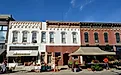 Fulton Commercial Historic District in Fulton, Illinois.