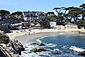 Lovers Point Park in Pacific Grove, California, Monterey County 