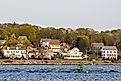 Sakonnet River in Tiverton, Rhode Island