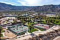 Aerial view of Rancho Mirage, California.