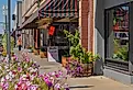 Street view in downtown Pendleton, Oregon. Editorial credit: Heidi Besen / Shutterstock.com