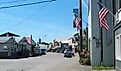 Wrangell downtown. By James Crippen - Own work, Public Domain, https://commons.wikimedia.org/w/index.php?curid=980313
