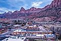 Aerial view of Springdale, Utah. Image credit: Manuela Durson / Shutterstock.com